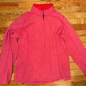 Women’s North Face Fleece Half Zip size L
